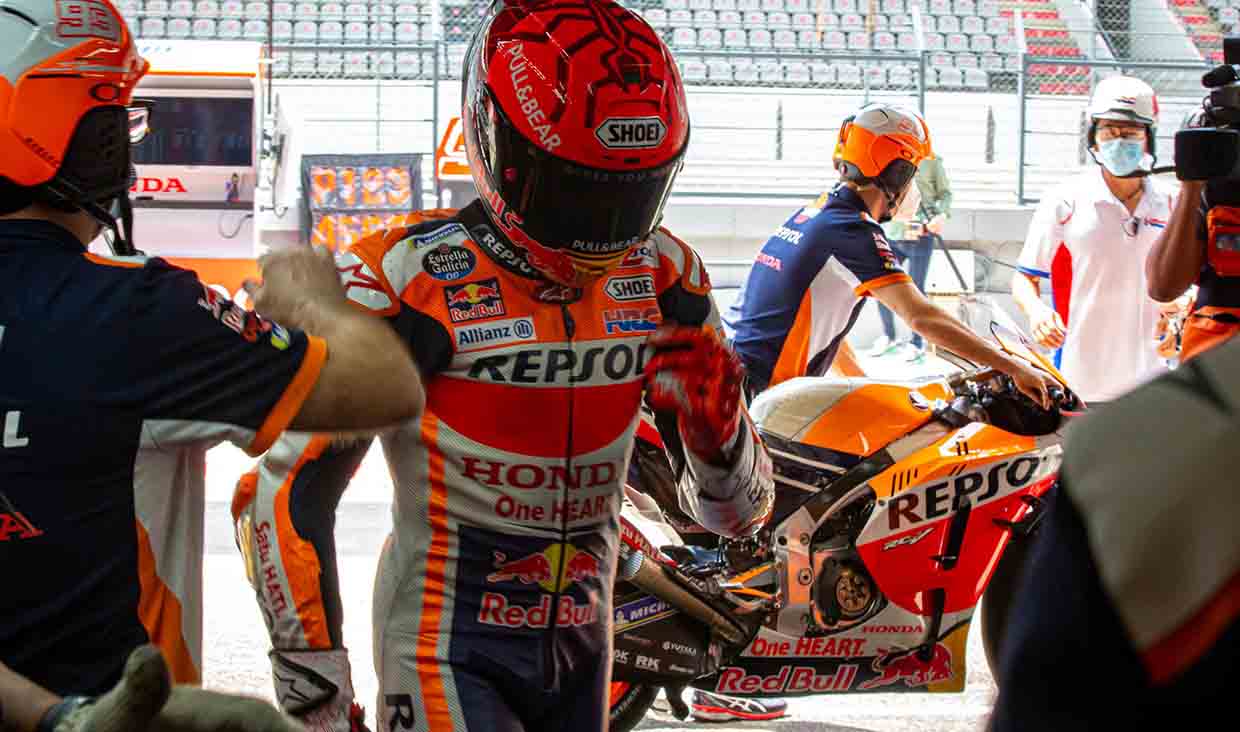 Marquez Emosional Balik Ke MotoGP